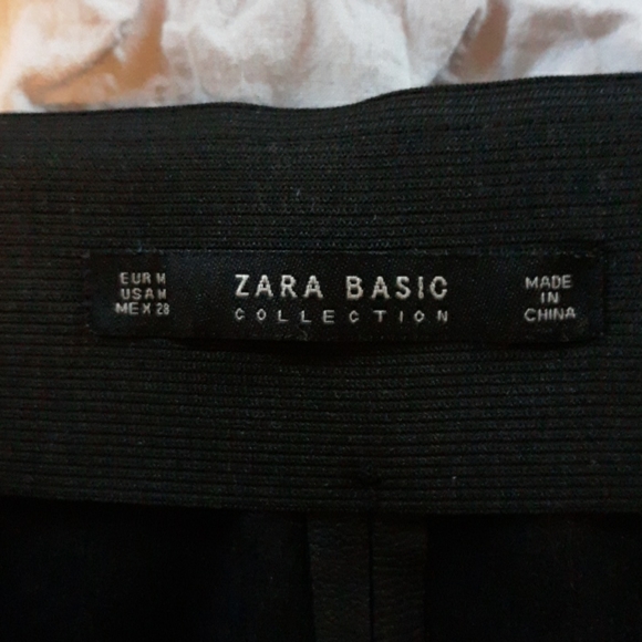 Zara black faux leather pants - Picture 6 of 6